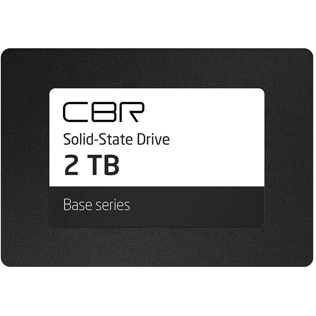 SSD CBR Base SSD-002TB-2.5-BS24b, 2048 GB, 2.5, SATA III 6 Gbit/s, 3D TLC NAND, R/W speed up to 550/500 MB/s, TBW