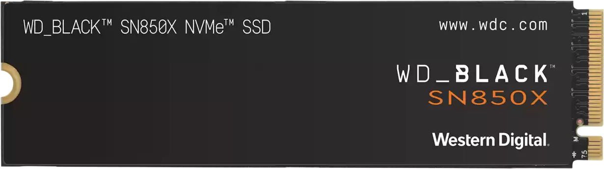 SSD WD Black SN850X (WDS100T2X0E) 1.0TB, M.2(22x80mm), NVMe, PCIe 4.0 x4, 3D TLC