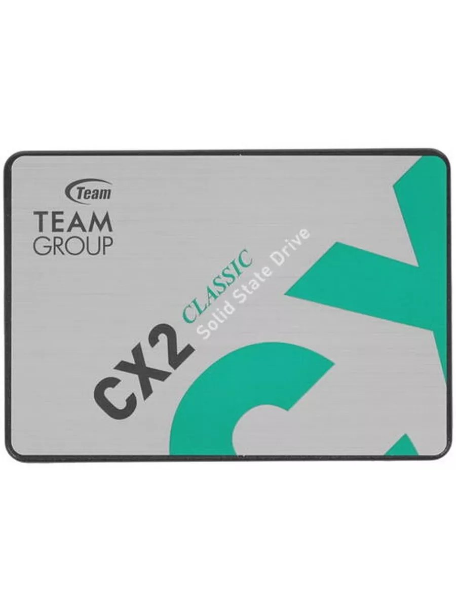 SSD Team Group CX2 (T253X6001T0C101) 2.5"; 1TB SATA 6Gb/s, 540/490, MTBF 1M, 3D TLC, 800TBW, 0,73DWPD, RTL