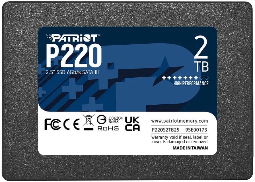 SSD Patriot P220 P220S2TB25 SATA III 2Tb 2.5"