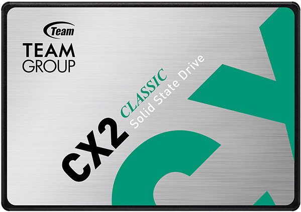 SSD Team Group СX2 (T253X6256G0C101) 2.5" 256GB SATA 6Gb/s, 500/400, MTBF 1M, 200TBW, RTL