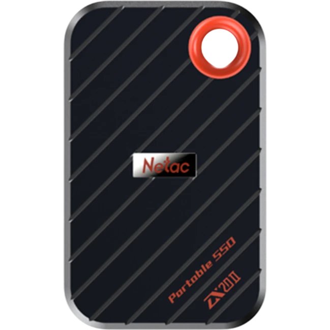 Внешний SSD Netac ZX20 II (NT01ZX20II-2T0-32BK) 2.0Tb USB3.2 Type-C, 2000/1800MBs, 78x46x8mm, 47g