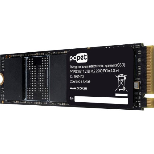 SSD PC Pet PCPS002T4 2TB PCI-E 4.0 x4 M.2 2280 OEM