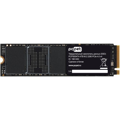 SSD PC Pet PCPS004T4 4TB PCI-E 4.0 x4 M.2 2280 OEM