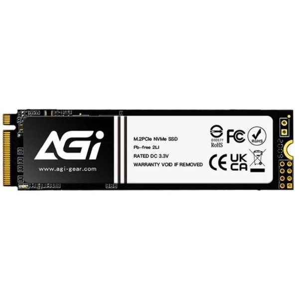 SSD AGI AI828 AGI2T0G44AI828 2ТБ, M.2 2280, PCIe 4.0 x4, NVMe, M.2