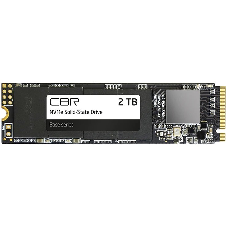 SSD CBR Base SSD-002TB-M.2-BS24b, 2048 GB, M.2 2280, PCIe 3.0 x4, NVMe 1.3, 3D TLC NAND, R/W speed up to 3500/3100