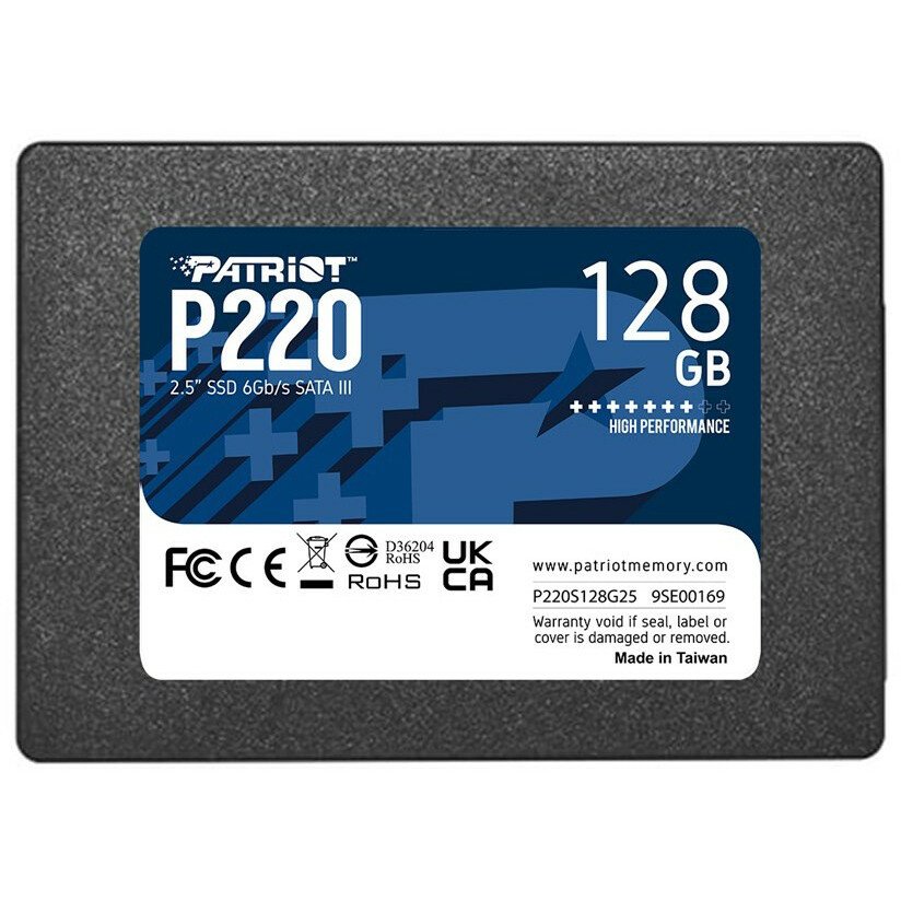 SSD Patriot P220 P220S128G25 SATA III 128Gb 2.5"