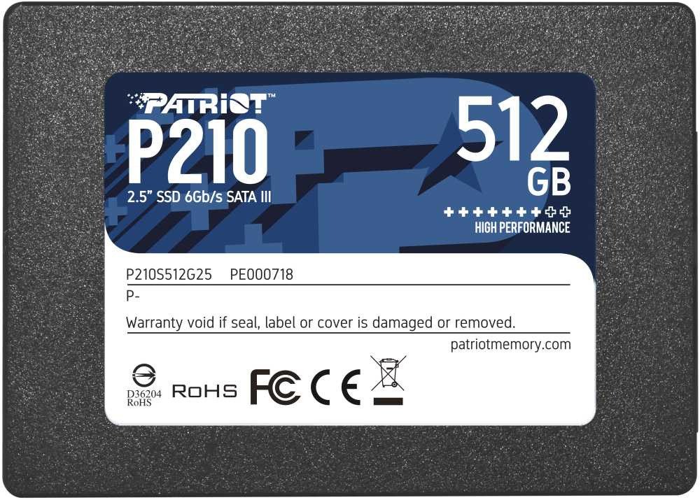 SSD Patriot 512Gb P210 P210S512G25