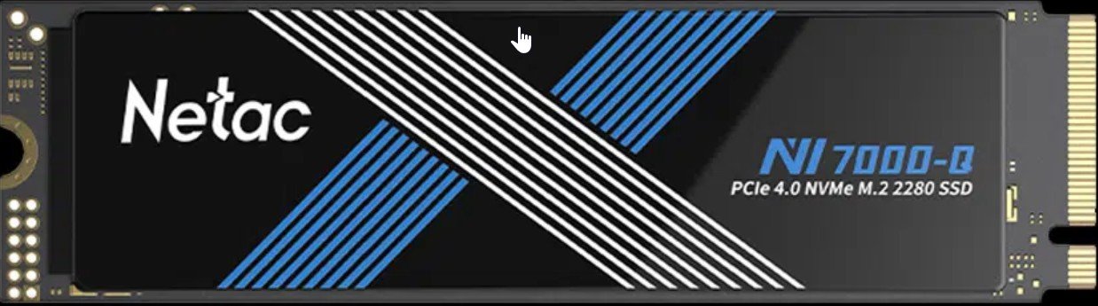 SSD Netac NV7000Q (NT01NV7000Q-1T0-E4X) 1.0Tb M.2 Retail (PCI-E 4.0 x4, up to 7100/6200MBs