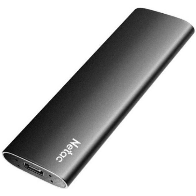 SSD Netac Z Slim Black 1TB (NT01ZSLIM-001T-32BK) USB 3.2 Gen 2 Type-C External SSD, R/W up to 550MB/480MB/s
