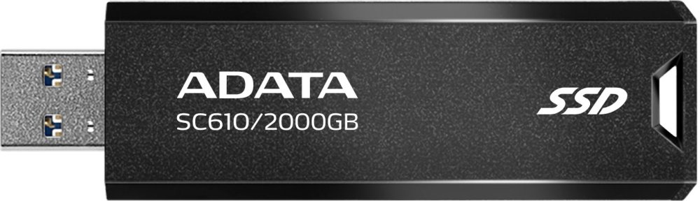 SSD ADATA SC610-2000G-CBK/RD USB 3.2 2TB Black