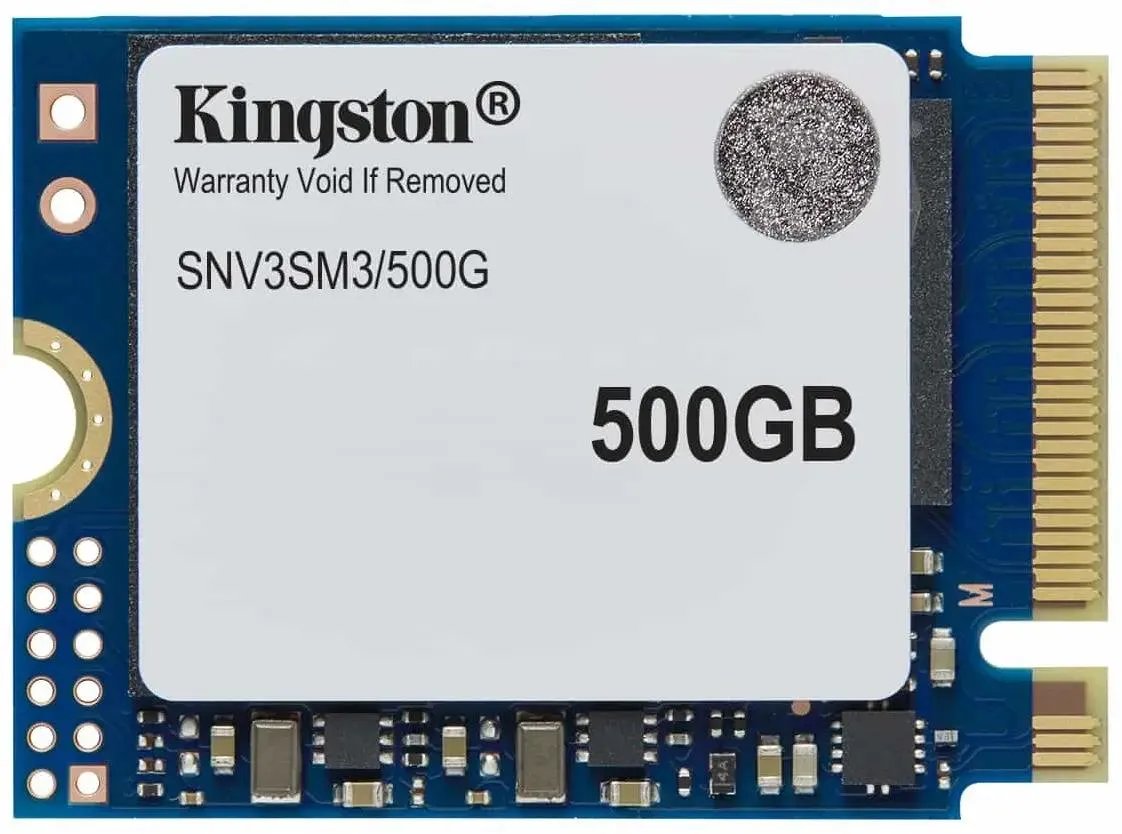 SSD Kingston NV3 SNV3SM3/500G, 500GB, M.2(22x30mm), NVMe, PCIe 4.0 x4, 3D TLC, R/W 5000/3000MB/s, TBW 160, DWPD 0.2