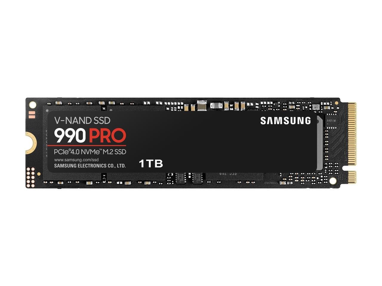 SSD Samsung 990 PRO MZ-V9P1T0BW 1TB, M.2(22x80mm), NVMe 2.0, PCIe 4.0 x4, V-NAND TLC, R/W 7450/6900MB/s