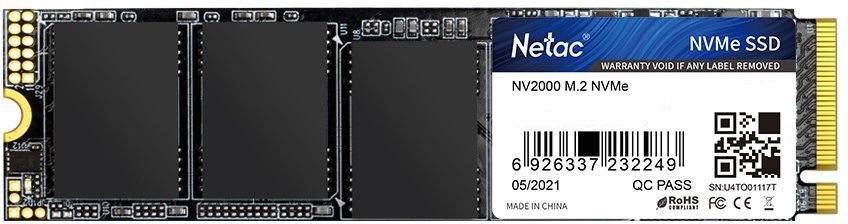 SSD Netac NV2000 1Tb (NT01NV2000-1T0-E4X) M.2 2280 NVMe PCIe