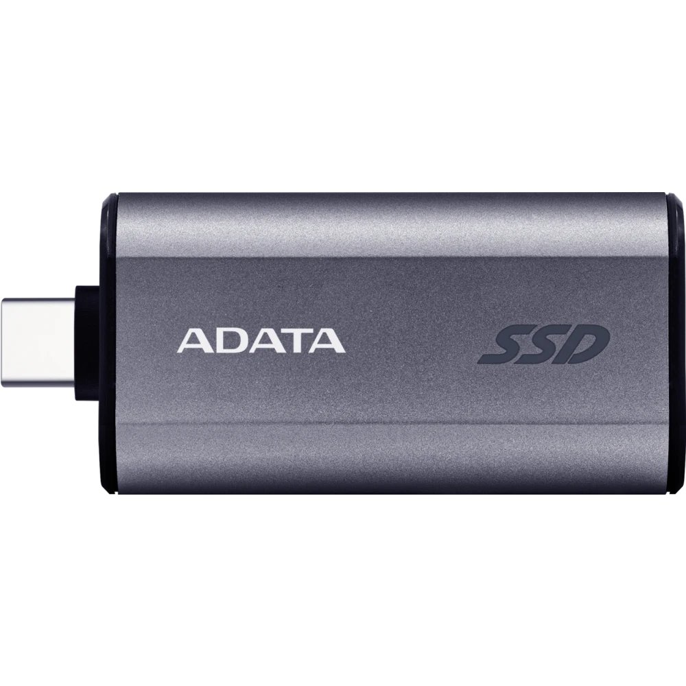 SSD A-DATA SC750 (SC750-1000G-CCBK), External, 1TB USB 3.2 Gen 2 Type-C, R/W -1050/1000 MB/s серый