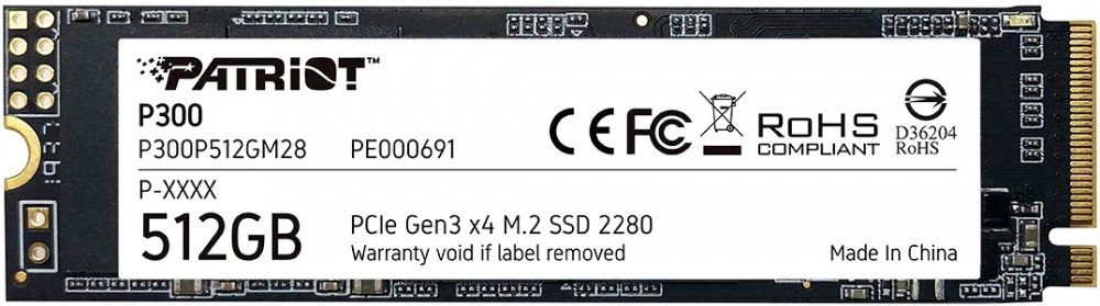 SSD Patriot M.2 512Gb P300 P300P512GM28