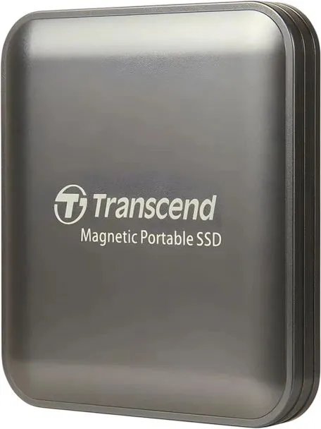 Внешний SSD Transcend ESD420C (TS1TESD420C), 1TB, USB 20Gbps, Type C, Magsafe, Серый