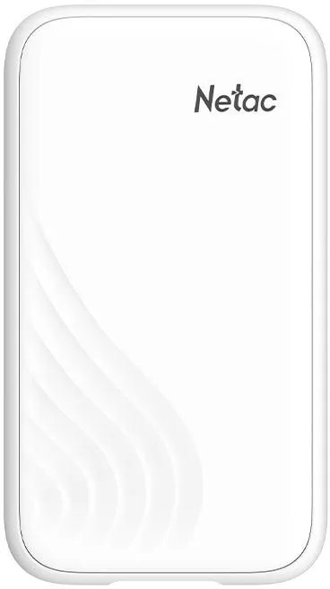 Внешний SSD Netac 512Gb ZX20 III (NT01ZX20Ⅲ-512G-32WH) (USB3.2 Gen2x2 Type-C, 2000/1800MBs, 93x52x9mm, 23g, plastic) White