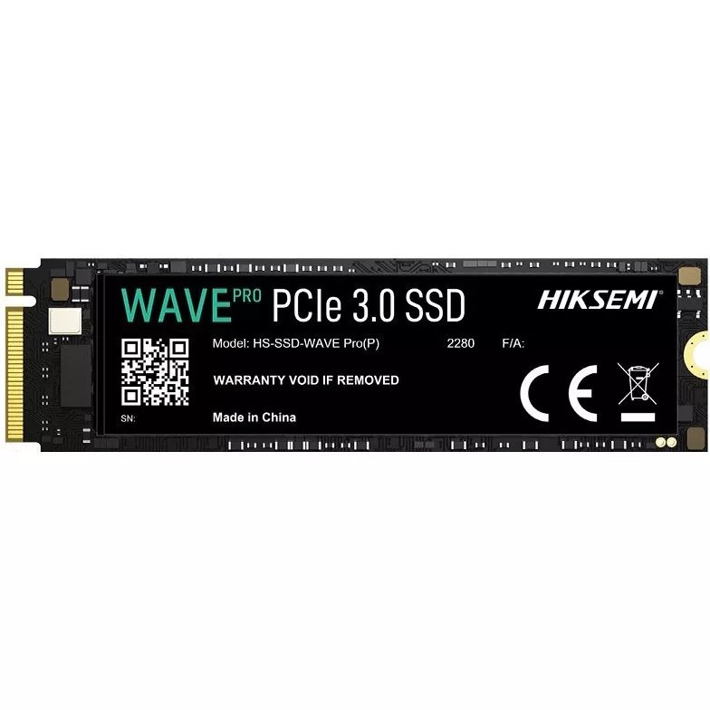 SSD HIKSEMI Wave Pro(P) (HS-SSD-WAVE Pro(P) 512G) 512Gb M.2 (PCI-E 3.0 x4, up to 3500/1800MBs, 3D NAND, 224TBW)