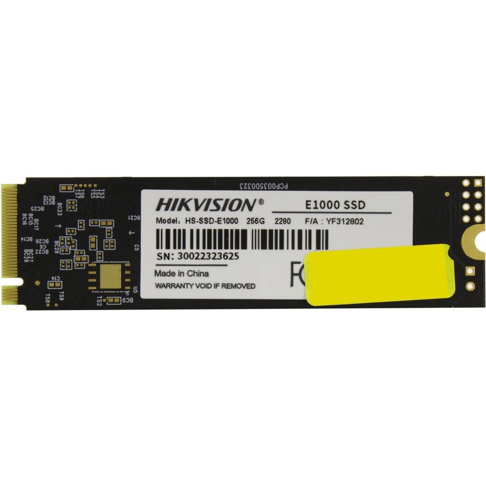 SSD Hikvision E1000 Series (HS-SSD-E1000/256G) 256GB, PCI-E 3.0 x4, up to 1950/1260MBs, 3D TLC, NVMe, 22x80mm