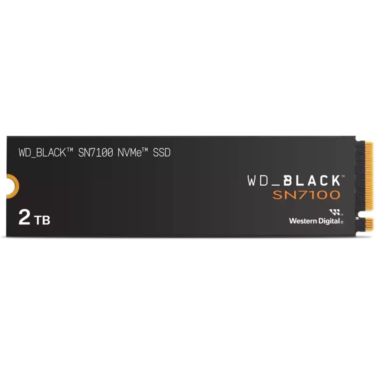 SSD WD Black SN7100 (WDS200T4X0E), 2TB, M.2 2280, PCI-E 3x4, R/W - 7250/6900 MB/s 3D-NAND TLC