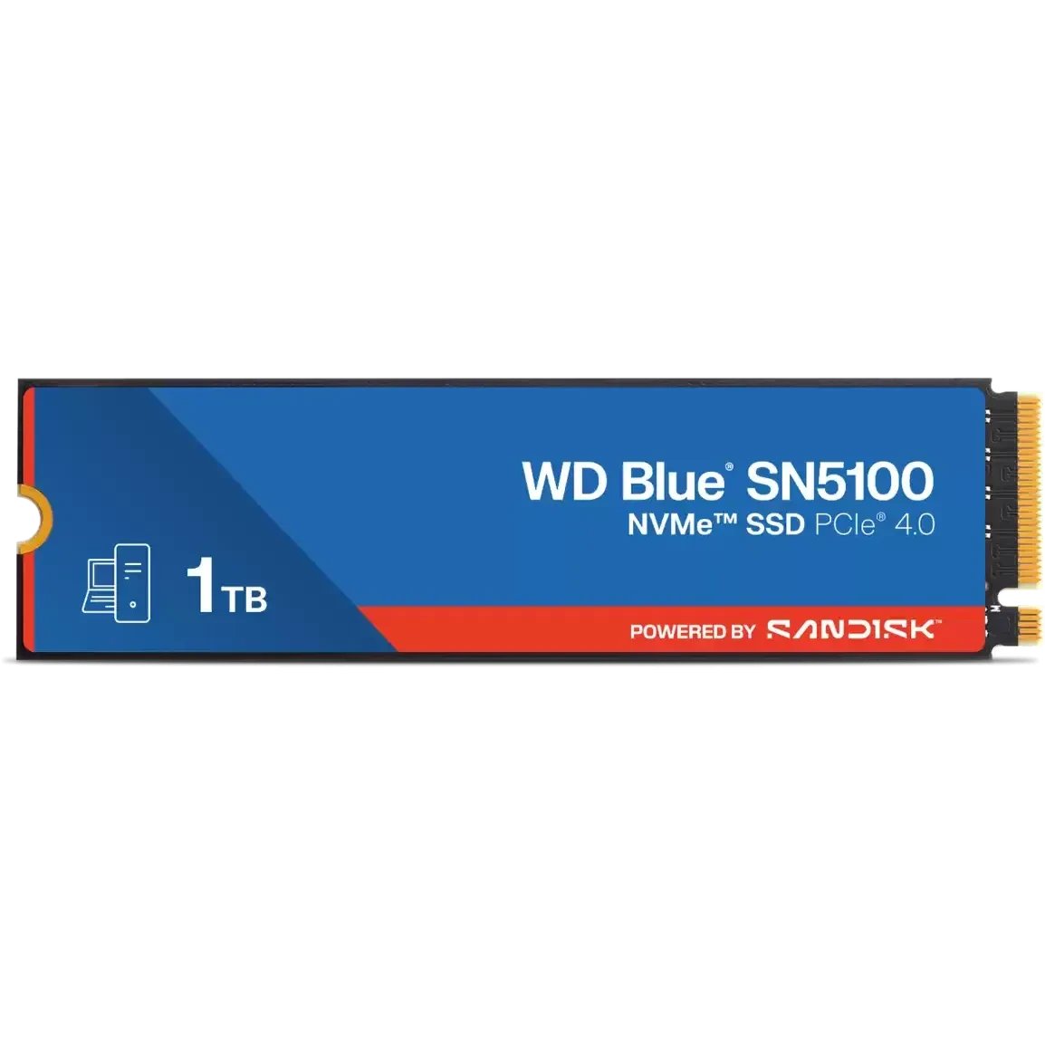 SSD WD Blue SN5100 WDS100T5B0E M.2 2280 1TB NVMe PCIE 4.0 x4 7100/6700