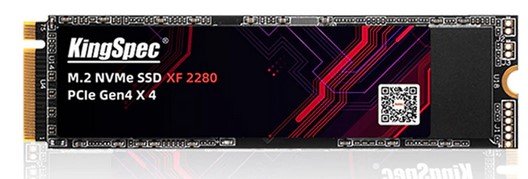 SSD Kingspec XF-1TB PCI-E 4.0 x4 1Tb M.2 2280