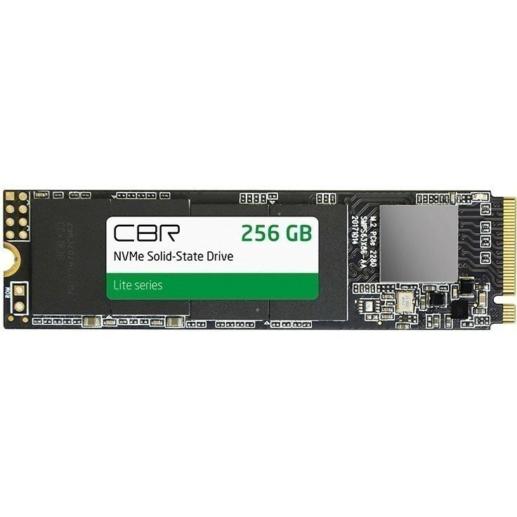 SSD CBR SSD-256GB-M.2-LT22, серия Lite 256 GB, M.2 2280, PCIe 3.0 x4, NVMe 1.3