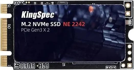 SSD KingSpec NE-128 2242, 128Gb NE Series M.2 2242 (PCIe 3x2, 950/800MBs, 3D NAND, 60TBW, 22x42mm)