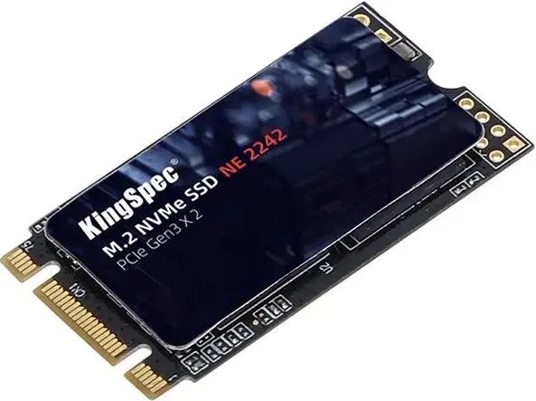SSD KingSpec NE-256 2242, 256Gb NE Series M.2 2242 (PCIe 3x2, 1100/950MBs, 3D NAND, 120TBW, 22x42mm)