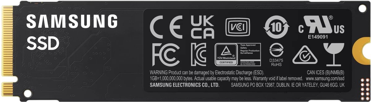 SSD Samsung 990 Evo (MZ-V9V1T0BW) M.2 2280 1TB NVMe 2.0, PCIe 4.0 x4, TLC 3D NAND, 7150R/6450W MB/s