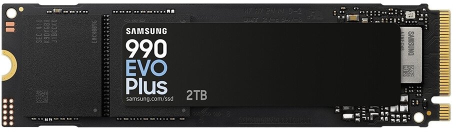 SSD Samsung 990 Evo (MZ-V9V2T0BW) M.2 2280 2TB NVMe 2.0, PCIe 4.0 x4, TLC 3D NAND, 7250R/6450W MB/s