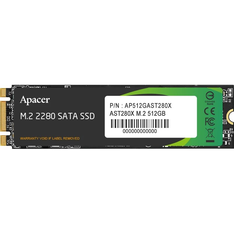 SSD Apacer AST280X (AP512GAST280X-1) M.2 2280 512GB