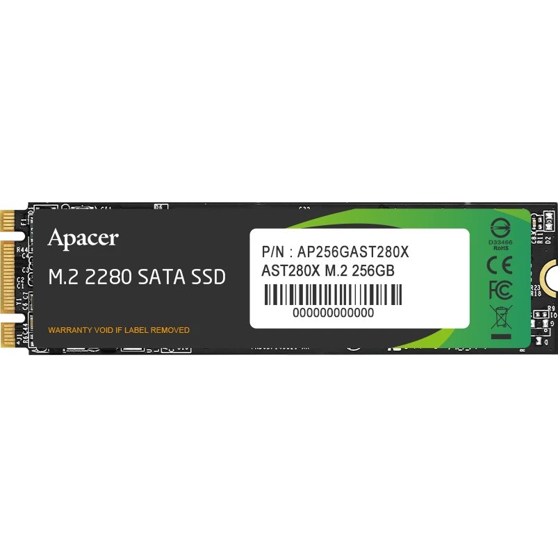 SSD APACER AP256GAST280X-1 256GB M.2 2280 SATA 520/500
