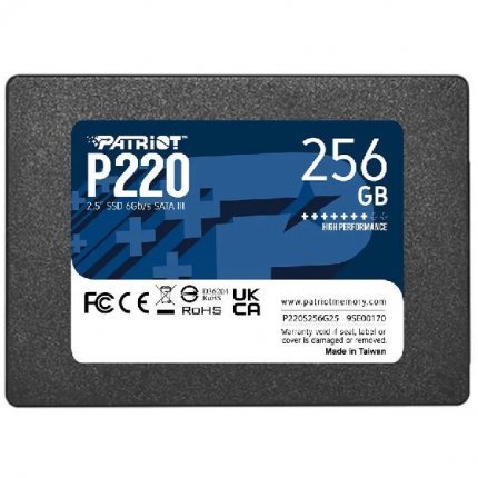 SSD Patriot P220 P220S256G25 SATA III 256Gb 2.5"