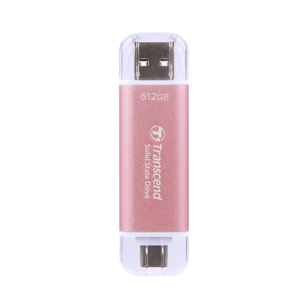 SSD Transcend TS512GESD310P, 512ГБ, розовый