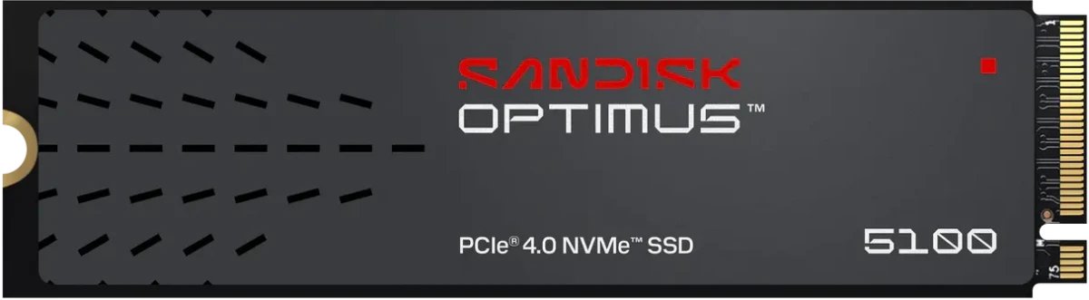 SSD SanDisk Optimus 5100 (SDSP51500GAN) M.2 2280 NVMe 500Gb, 6600MBs/5600MBs TBW 300, 1 year