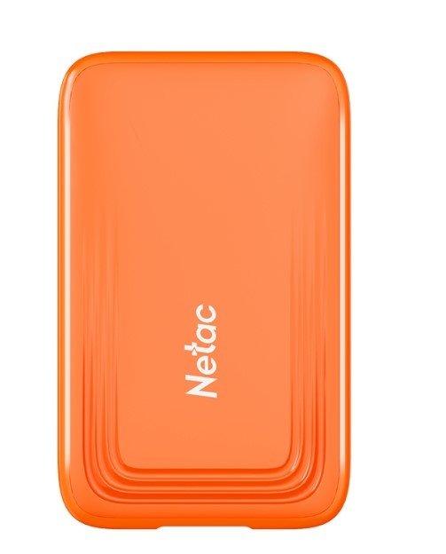 Внешний SSD Netac 1.0Tb ZX20 IV (NT01ZX20Ⅳ-001T-32OR) (USB3.2 Gen2x2 Type-C, 2000/1800MBs, 92x57x9mm, 23g, plastic) Orange
