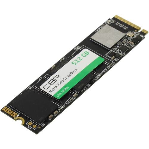 SSD CBR SSD-512Gb-M.2-X26 серия X, 512Gb, M.2 2280, PCIe4.0, 3D TLC NAND, R/W speed up to 7000/5400 MB/s, TBW 256