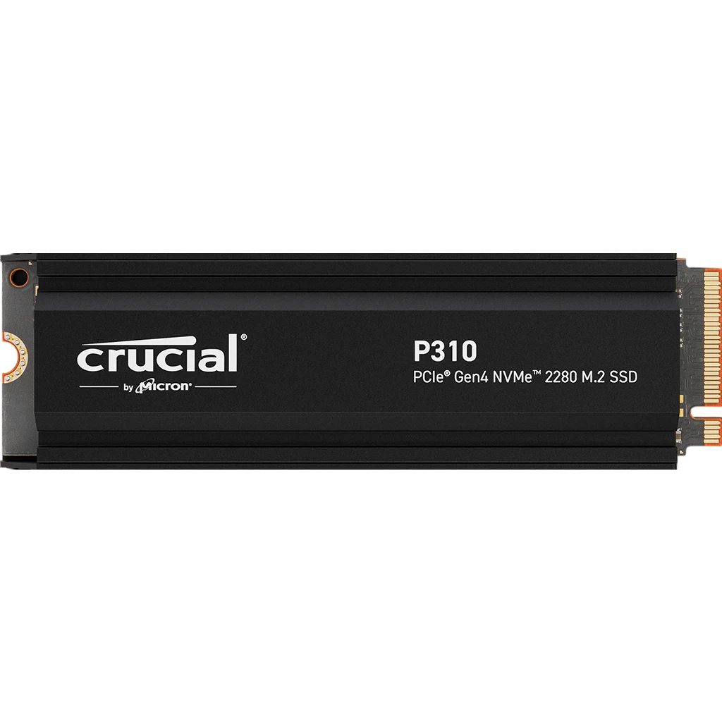 SSD Crucial P310 (CT1000P310SSD5) 1TB PCIe Gen4 NVMe 2280 M.2 with heatsink