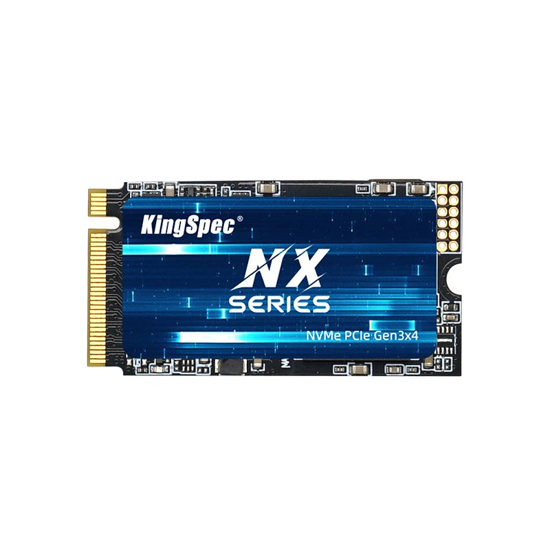 SSD KingSpec 512Gb NXM Series (NXM-512 2242) M.2 (PCI-E 3.0 x4, up to 3500/2700MBs, 3D NAND, 240TBW, NVMe 1.3, 22х42mm)