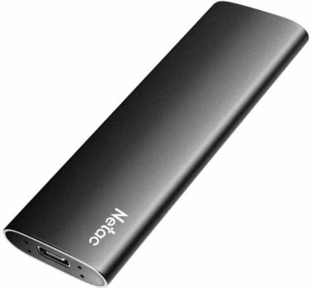 Внешний SSD  Netac  2 TB  Z USB-C чёрный, USB 3.2, Slim