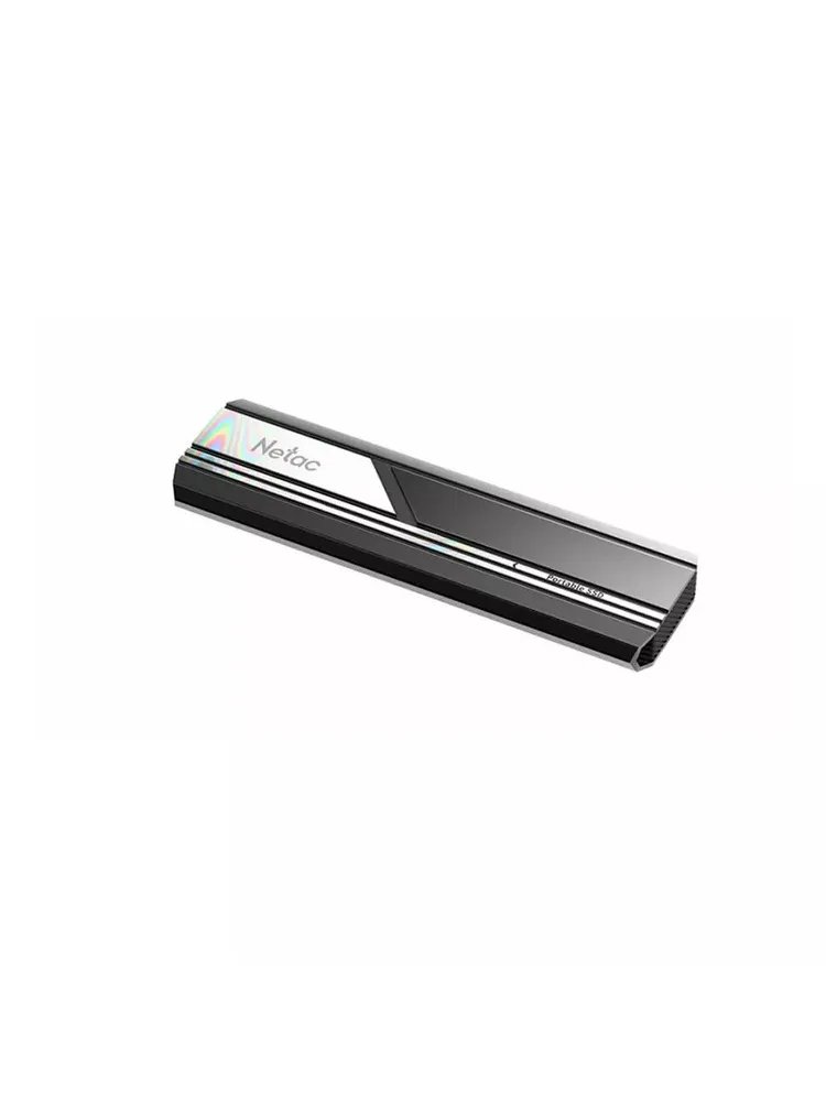 Внешний SSD  Netac  1 TB  ZX10 USB-C чёрный/серебро, USB 3.2