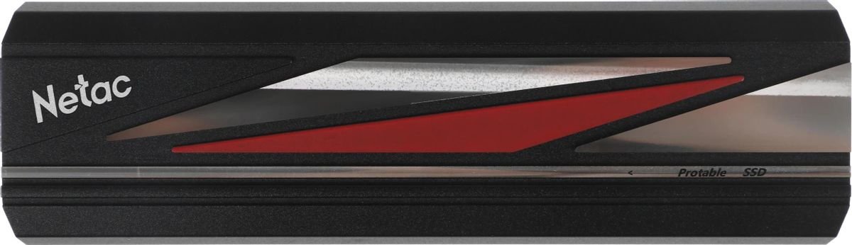 Внешний SSD  Netac   512 GB  ZX20L USB-C чёрный, USB 3.2