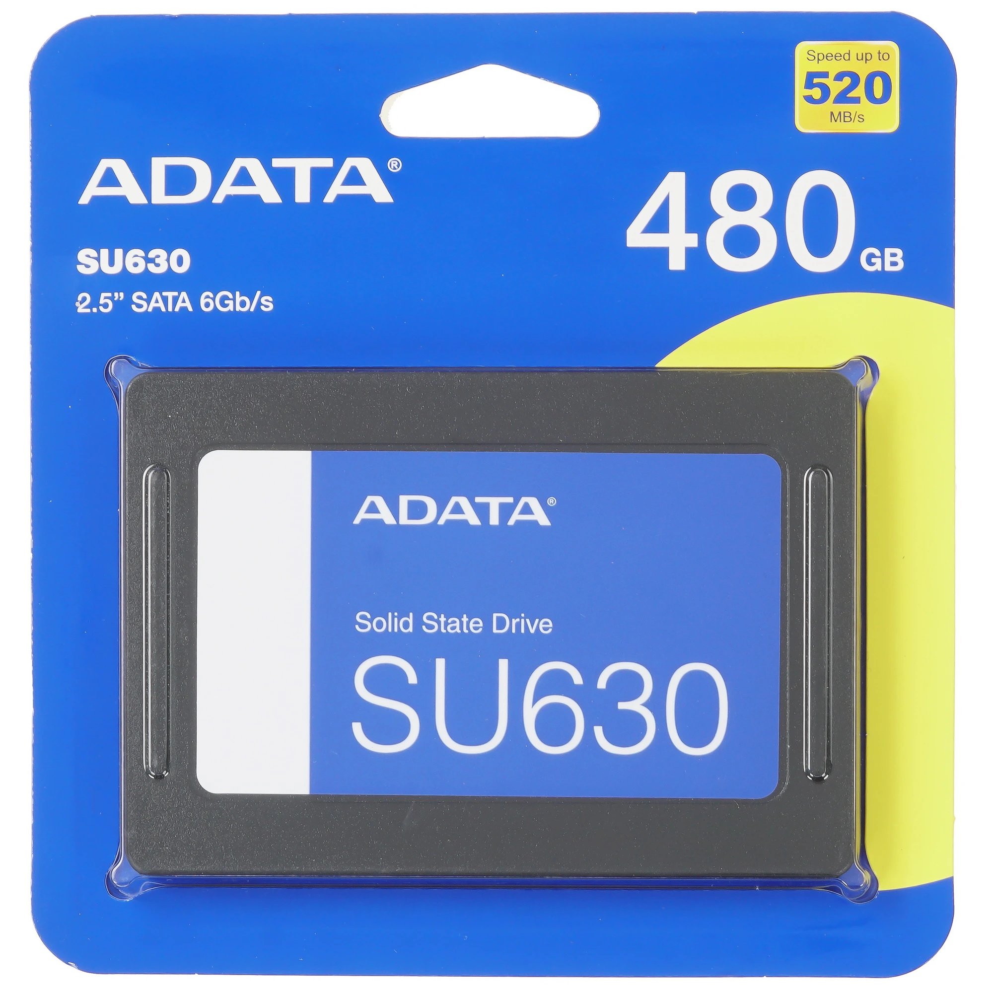 Внутренний SSD  A-Data   480GB  Ultimate SU630SS, SATA-III, R/W - 520/450 MB/s, 2.5", QLC 3D NAND