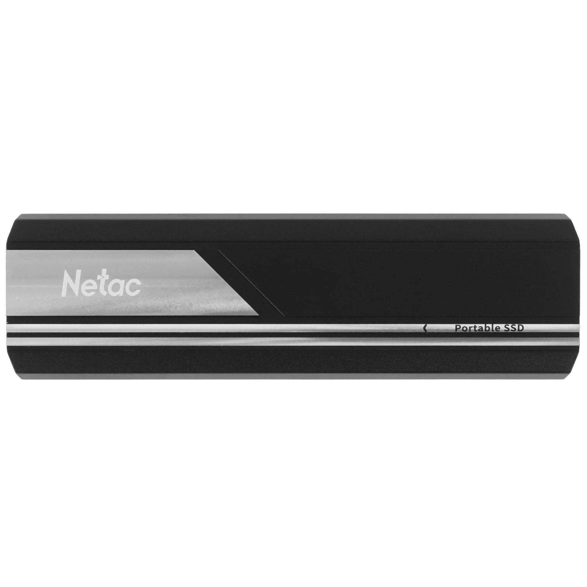 Внешний SSD  Netac   500 GB  ZX10 USB-C чёрный/серебро, USB 3.2