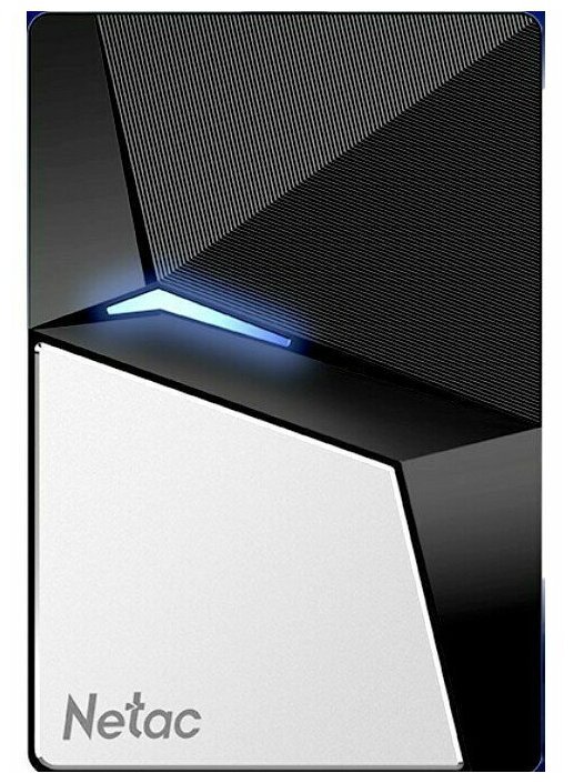 Внешний SSD  Netac   480 GB  Z7S USB-C чёрный/серебро, USB 3.2