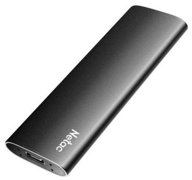 Внешний SSD  Netac   500 GB  Z USB-C чёрный, USB 3.2, Slim