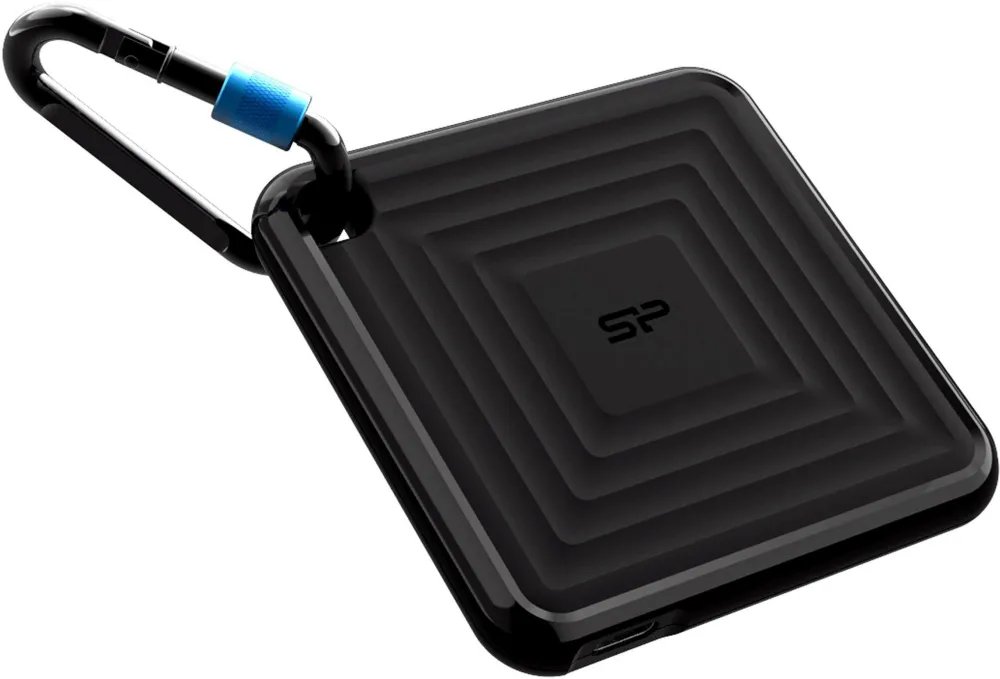 Внешний SSD  Siliсon Power  512 GB  PC60 External чёрный, USB Type-C, USB 3.2