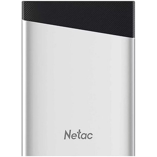 Внешний SSD  Netac   120 GB  Z6S USB-C чёрный/серебро, USB 3.2